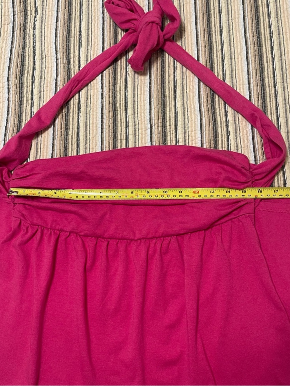 GAP Women’s XL Pink Halter Dress Swimsuit Coverup Ties Strapless Option - Picture 6 of 6